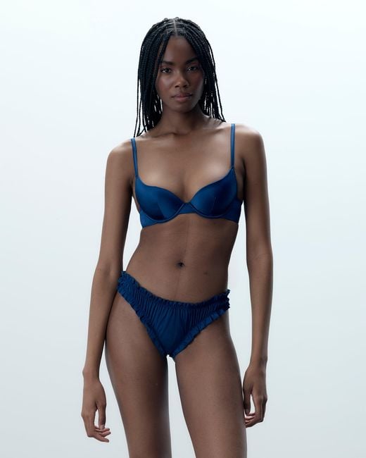 Bluebella Blue Verona Satin Gifting Thong
