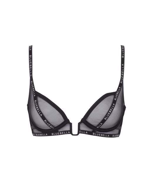 Bluebella Black Sadie Sheer Mesh Bra