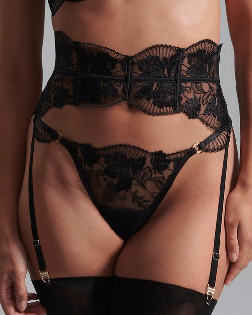 Bluebella Black Gabriella Detachable Waspie Suspender