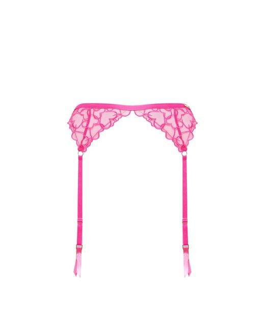 Bluebella Pink Valentina Suspender Fuchsia