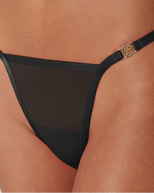 Bluebella White Tali Mesh Thong