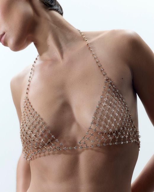 Bluebella White Marli Diamond Lattice Bra