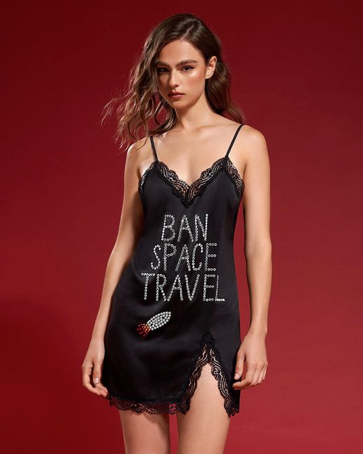 Bluebella Blue Bb X Ashish Ban Space Travel Chemise