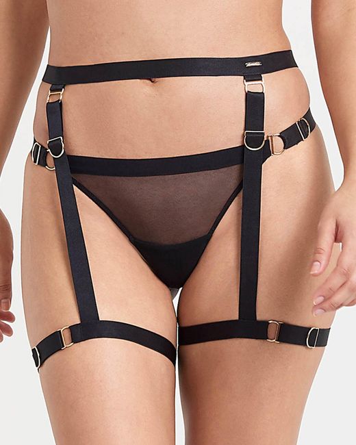 Bluebella White Thea Thigh Harness