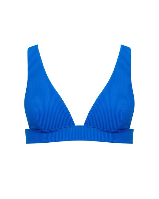 Bluebella Blue Lucerne Plunge Bikini Top
