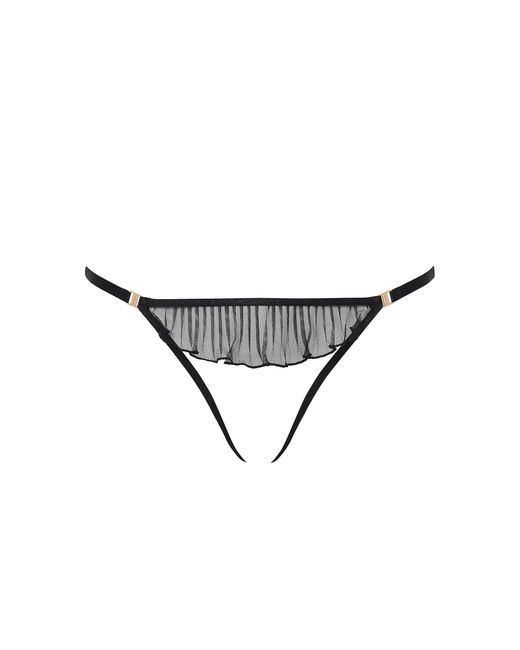 Bluebella Metallic Matisse Sheer Open Brief