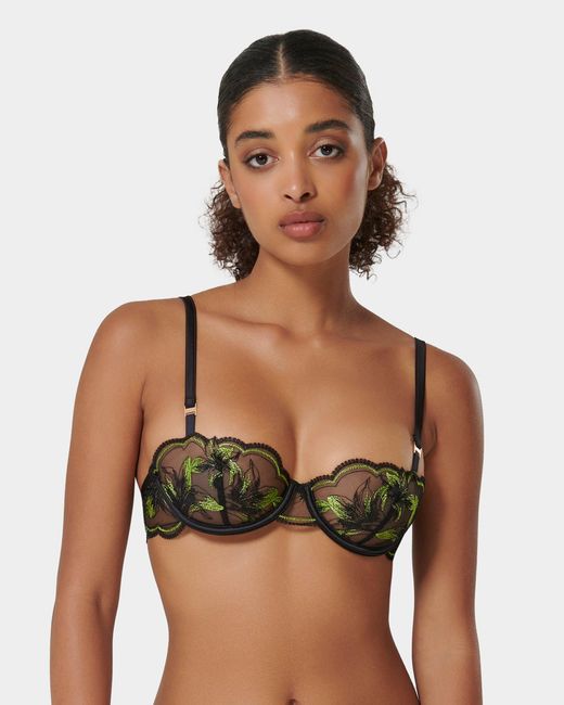 Bluebella Coppelia Eco Bra Black/tender Shoots