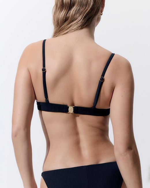 Bluebella Black Caspian Underwire Bikini Top