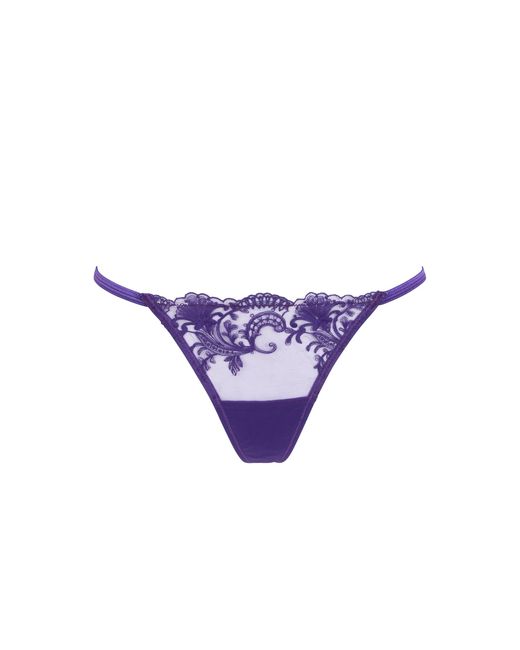 Bluebella Purple Marseille Thong Heliotrope