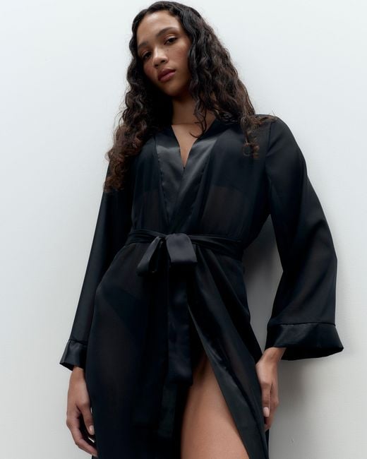 Bluebella Black Marcella Long Kimono