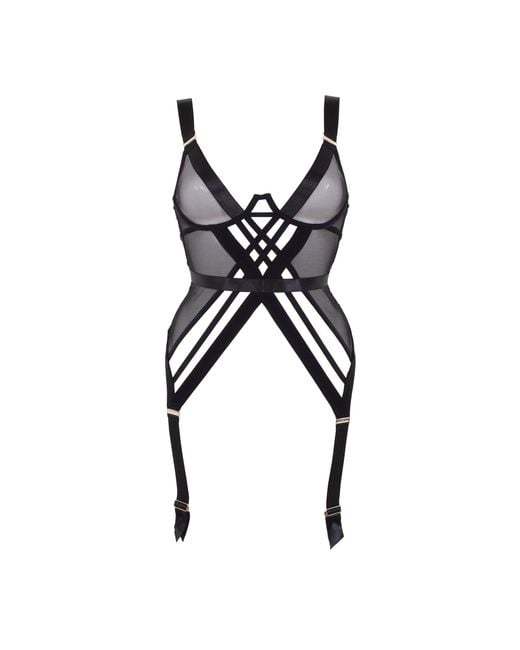 Bluebella Black Sawyer Wired Basque