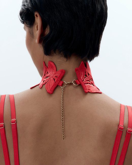 Bluebella Red Ophelia Choker