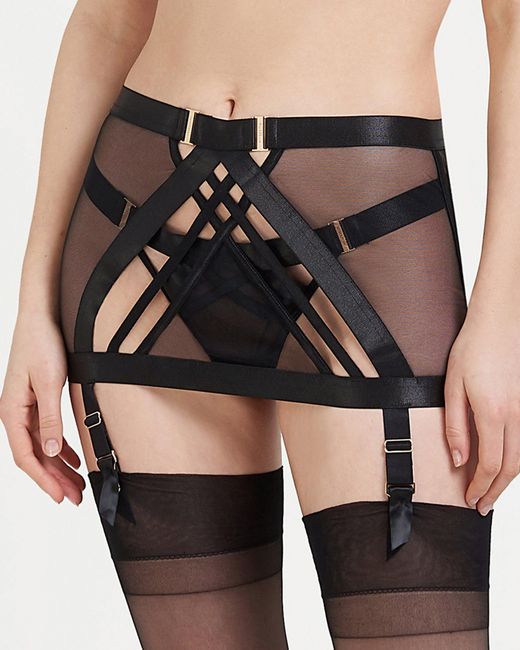 Bluebella Sawyer Skirt Suspender Black