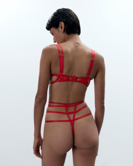 Bluebella Ophelia Wired Bodysuit Red