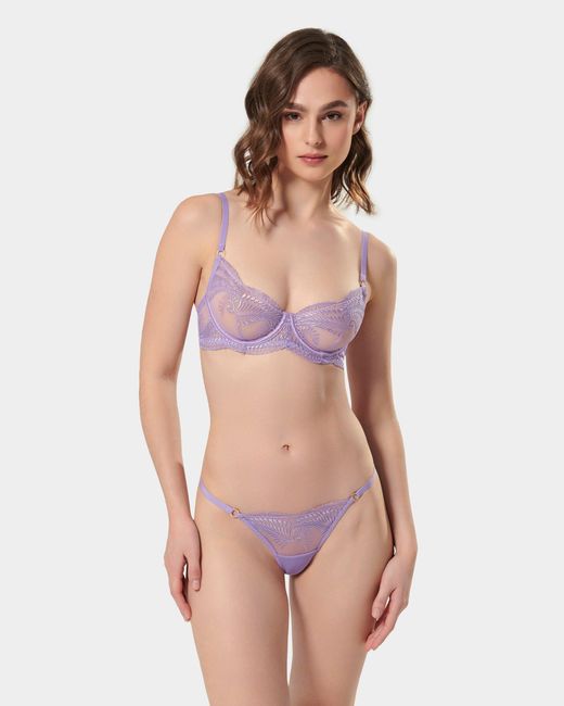 Bluebella White Rafaela Wired Bra Rose