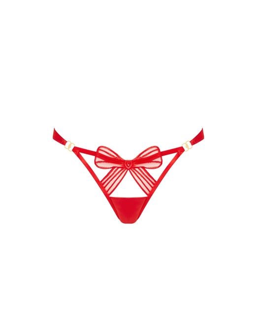 Bluebella Red Bluebella Annabel Open-Back Panties