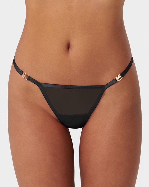 Bluebella White Tali Mesh Thong