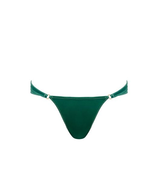 Bluebella Green Octavia Satin Brief