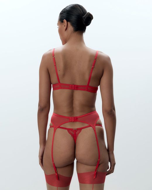 Bluebella Red Marseille Suspender