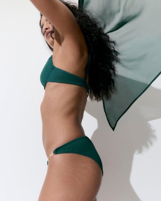 Bluebella Green Caspian Bikini Brief
