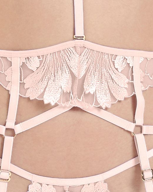 Bluebella White Colette Suspender Harness Pearl