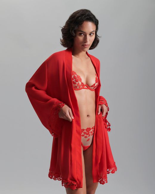 Bluebella Red Marian Kimono