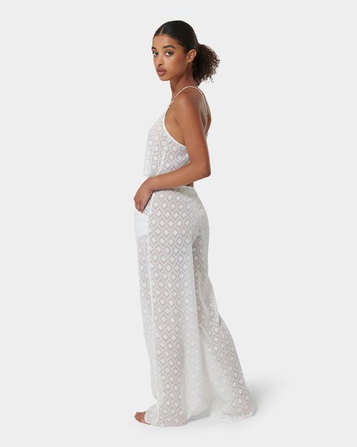 Bluebella White Cassat Cami & Trouser Set