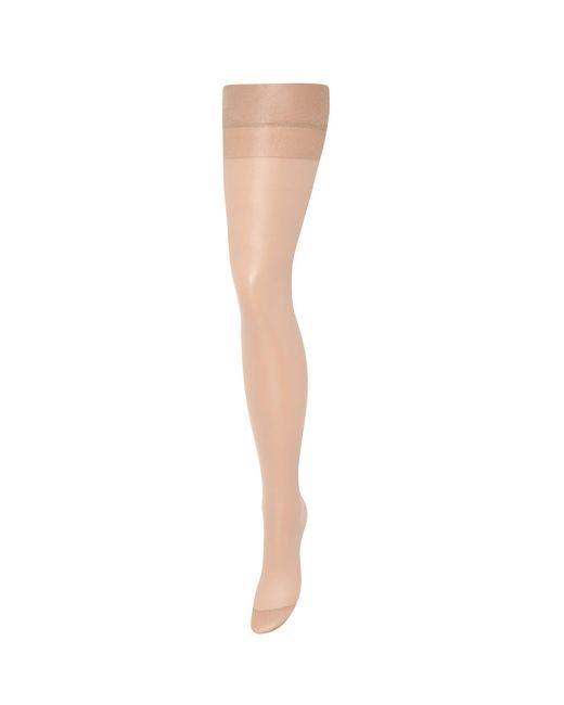 Bluebella White Plain Leg/Plain Top Stockings
