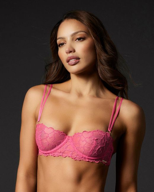 Bluebella Valentina Wired Bra Fuchsia Pink
