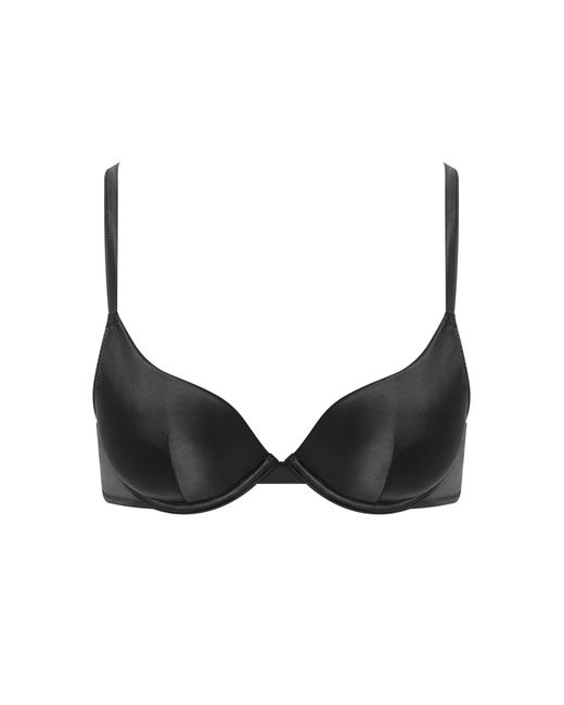 Bluebella Black Verona Satin Push Up Bra