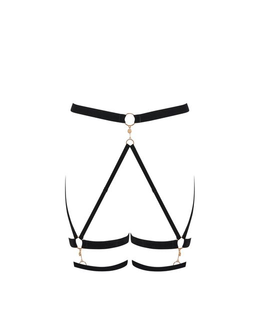 Bluebella White Bluebella simone oberschenkel-harness schwarz/gold