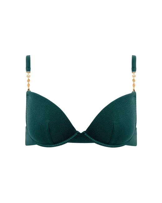 Bluebella Green Caspian Underwire Bikini Top
