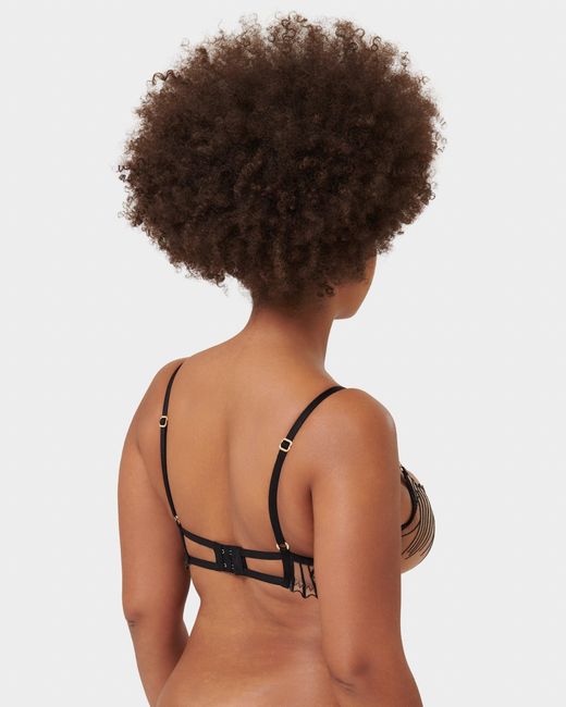 Bluebella Black Goya Wired Bra/Sheer