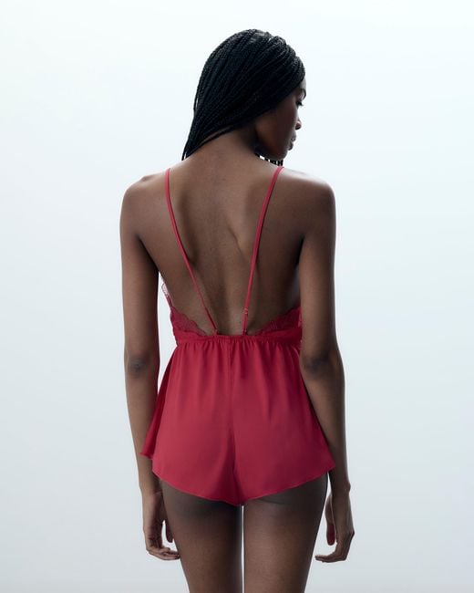 Bluebella Pink Vermont Luxury Satin Teddy