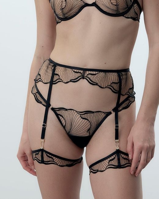 Bluebella White Bluebella Marabel Detachable Thigh Garters