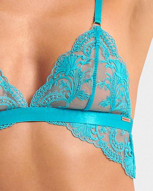 Bluebella Blue Marseille Lace Bralette Peacock