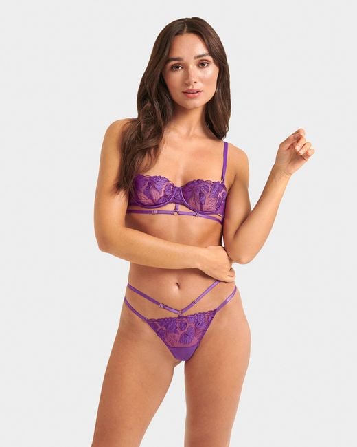 Bluebella Purple Isla Bra Electric