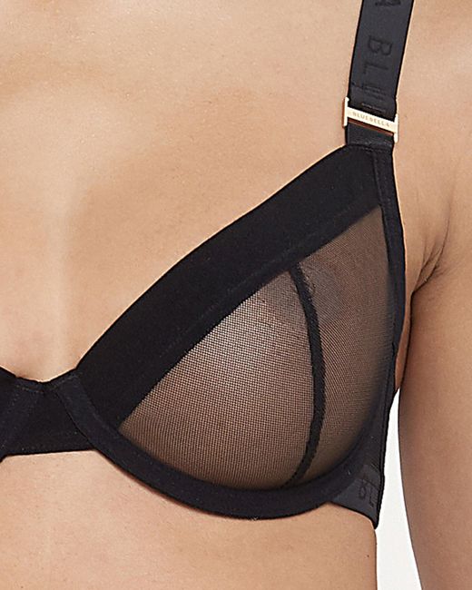 Bluebella Black Lilia Mesh Wired Bra