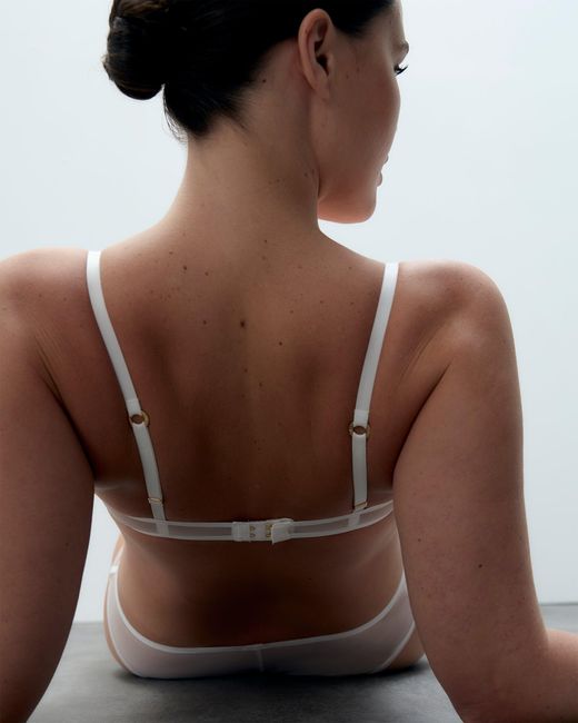 Bluebella White Naomi Mesh Bra