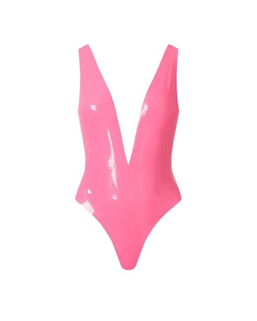 Bluebella Pink Latex Bodysuit