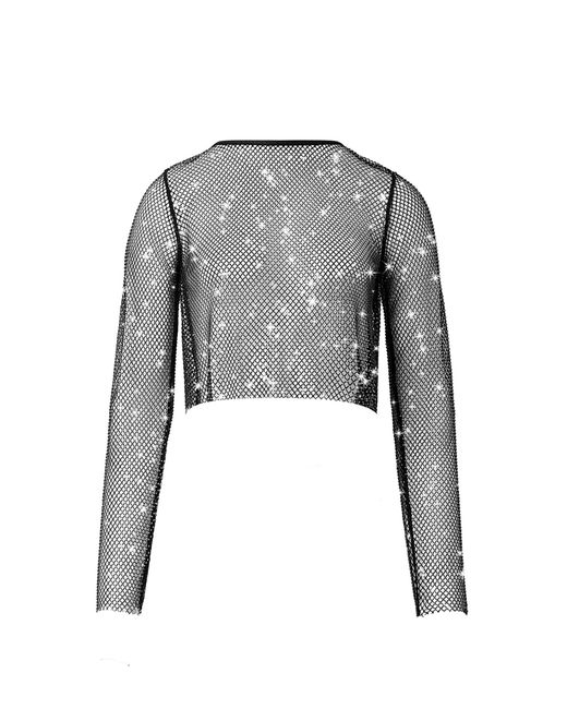 Bluebella Gray Noor Sheer Mesh Top