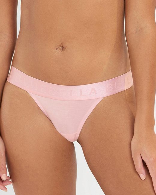 Bluebella Lulu Eco Bamboo Thong Pale Pink