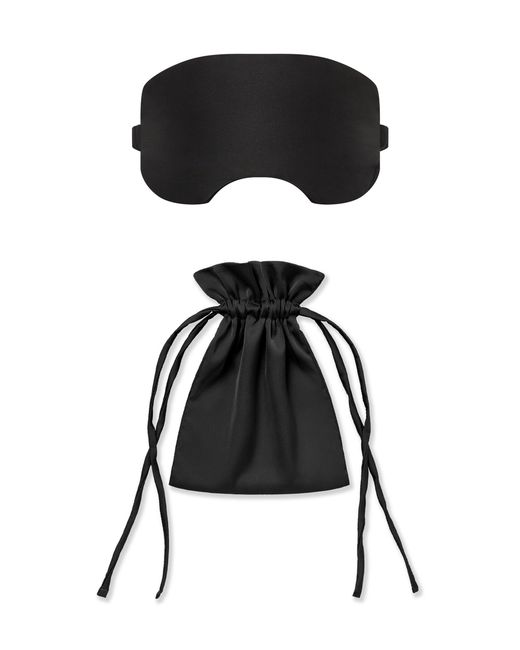 Bluebella Black Saskia Luxury Satin Eye Mask