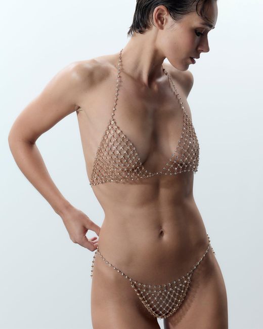Bluebella White Marli Diamond Lattice Bra
