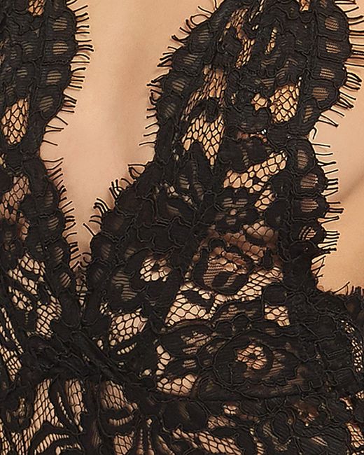 Bluebella Black Natalia Lace Body