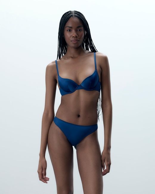 Bluebella Blue Verona Satin Thong