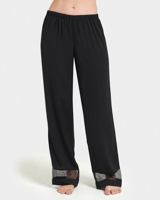 Bluebella Richmond Long Pyjama Set Black