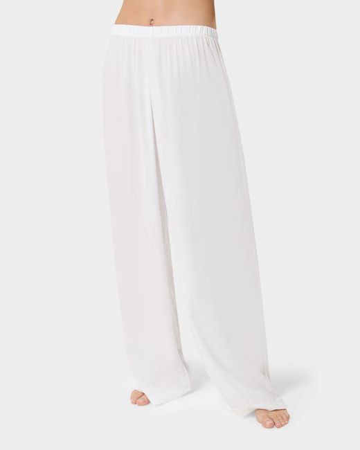 Bluebella White Tarcon Eco Viscose Long Pyjama Set