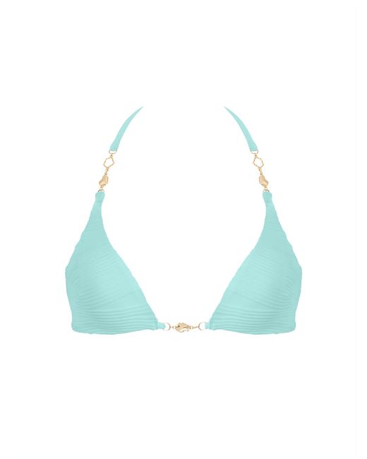 Bluebella Blue Orta Triangle Bikini Top Island Paradise
