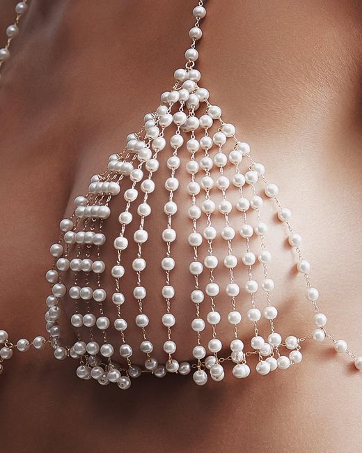 Bluebella White Pearl Bra